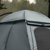 SoBuy OGS32-HG Tentes d'extérieur 1 Personne Tente de Camping pour la Plage Park 4 en 1 Tentes Igloo avec Sac de Transport Gray 193 x 160 x 86cm