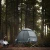 SoBuy OGS32-HG Tentes d'extérieur 1 Personne Tente de Camping pour la Plage Park 4 en 1 Tentes Igloo avec Sac de Transport Gray 193 x 160 x 86cm