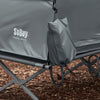 SoBuy OGS32-II-HG Tente de Camping extérieure Tente individuelle avec Crochet pour Lampe et Sacs de Rangement pour Chaussures Tentes 3-en-1 pour 1 Personne 193x160x86 cm