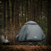 SoBuy OGS32-L-HG Tente de Camping Pliable 4 en 1avec Toit, Sac de Couchage, Matelas Gonflable, 2 Personnes, Gris