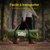 SoBuy OGS32-II-L-GR Tente de Camping extérieure Tentes Double avec Crochet pour Lampe et Sacs de Rangement pour Chaussures Tente 3-en-1 pour 2 Personnes, 193x188x145 cm