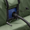 SoBuy OGS61-L-GR Tente Surélevée avec Lit de Camping pour 2 Personnes Tente de Camping Pliable 4en1 avec Lit en Alu, Sac de Couchage, Matelas Gonflable, Sac de Transport Charge Max. 180 kg Verte