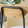SoBuy OGT52-N Ensemble de Table à Manger 5 Pièces avec Chaises Confortables, Ensemble Table et Chaises 4, Table de Cuisine Compacte pour Petits Espaces, Idéale pour Salle à Manger, Cuisine, Salon