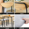 SoBuy OGT52-N Ensemble de Table à Manger 5 Pièces avec Chaises Confortables, Ensemble Table et Chaises 4, Table de Cuisine Compacte pour Petits Espaces, Idéale pour Salle à Manger, Cuisine, Salon