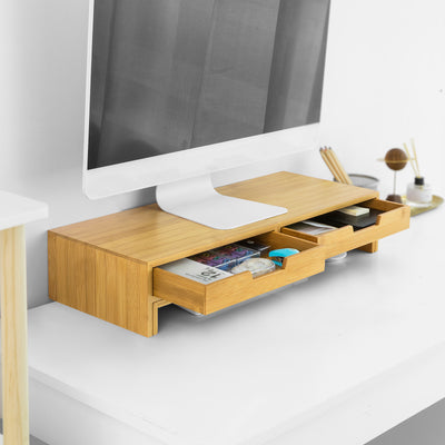 SoBuy BBF04-N Support de Moniteur Écran Ergonomique Support pour Écran d'ordinateur