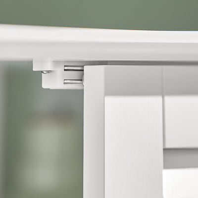 SoBuy FRG237-W Meuble Sous-Lavabo Meuble de Salle de Bain Vasque, 2 portes et 2 étages
