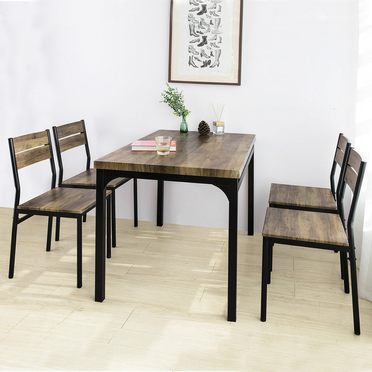 SoBuy FST72-Nx4 Lot de 4 tabourets de Salle à Manger, Cuisine, Restaurant